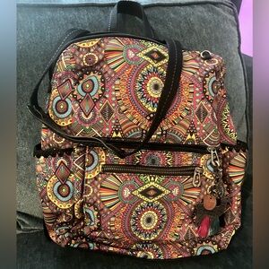 SAKROOTS backpack 14x16 inched. Boho lightweight organizational backpack UNUSED